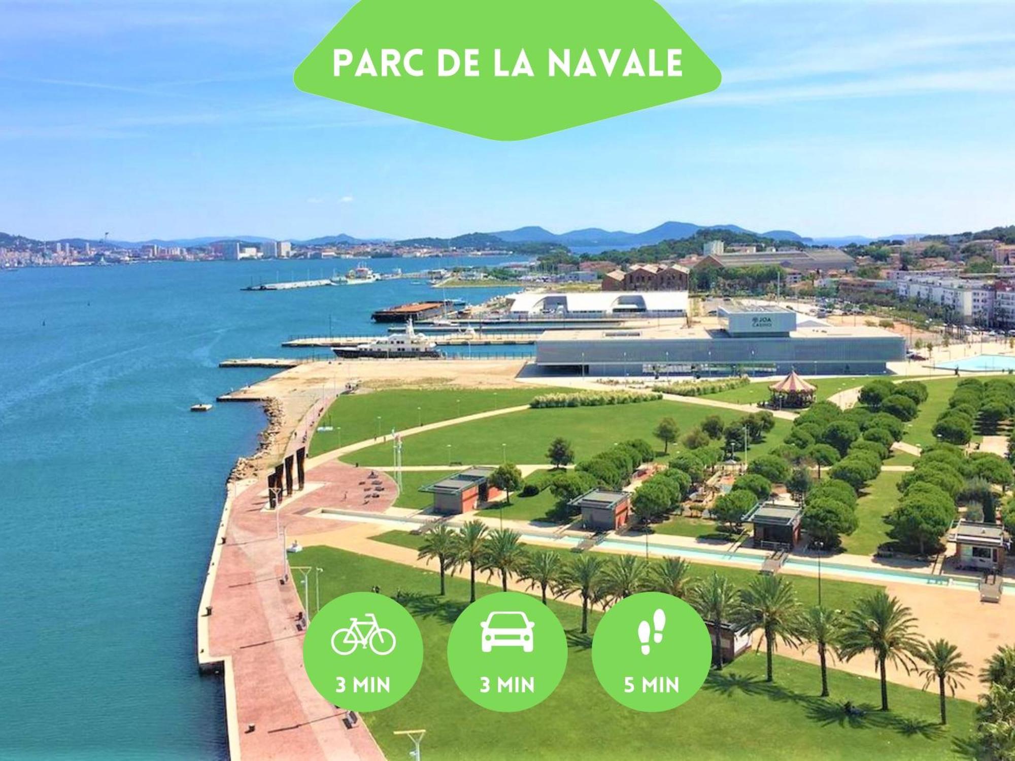 Bao Location - Ideal Pro & Couple - Animaux Acceptes - 5Min A Pied Centre Ville & Port - Commerces - Plages 1,9Km - Parking Gratuit - Wifi Hd La Seyne-sur-Mer Exteriör bild